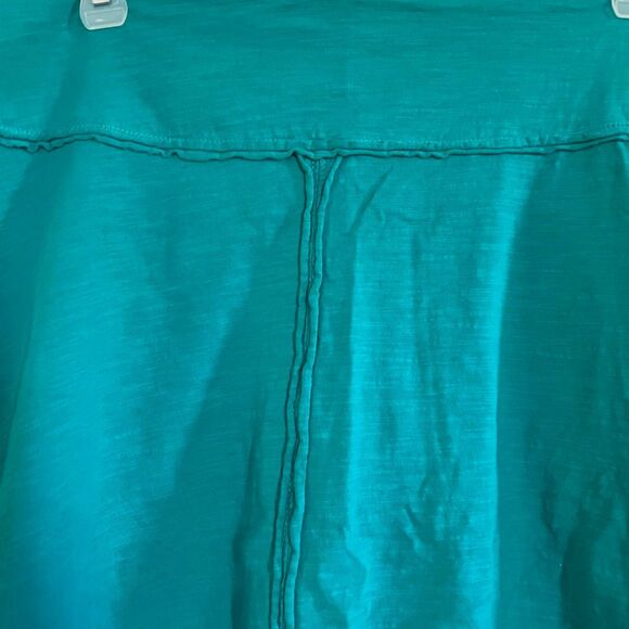 PrAna Medium Teal Blue A Line Skirt Cotton Blend - Picture 3 of 7